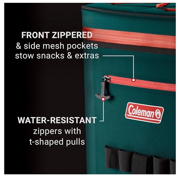 NWT Coleman 42 Can High-Performance Soft Wheeled Cooler - Picture 11 of 11